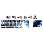 اسکین لپ تاپ طرح Space کد 190 به همراه استیکر کیبورد 2