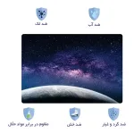 اسکین لپ تاپ طرح Space کد 161 به همراه استیکر کیبورد 2