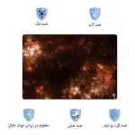اسکین لپ تاپ طرح Space کد 192 به همراه استیکر کیبورد 3