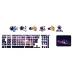 اسکین لپ تاپ طرح Space کد 160 به همراه استیکر کیبورد 2