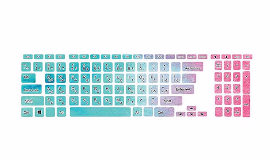 سفارش استیکر کیبورد با طرح اختصاصی