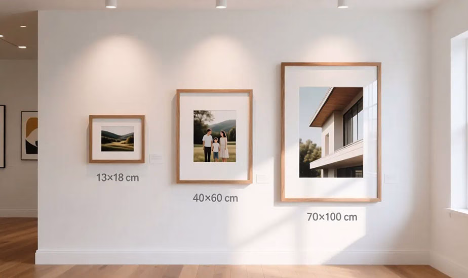 همه‌چیز درباره انواع شاسی عکس؛ انتخاب، ابعاد و چیدمان اصولی