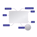 اسکین محافظ بدنه ایسوس طرح نقره ای متالیک
